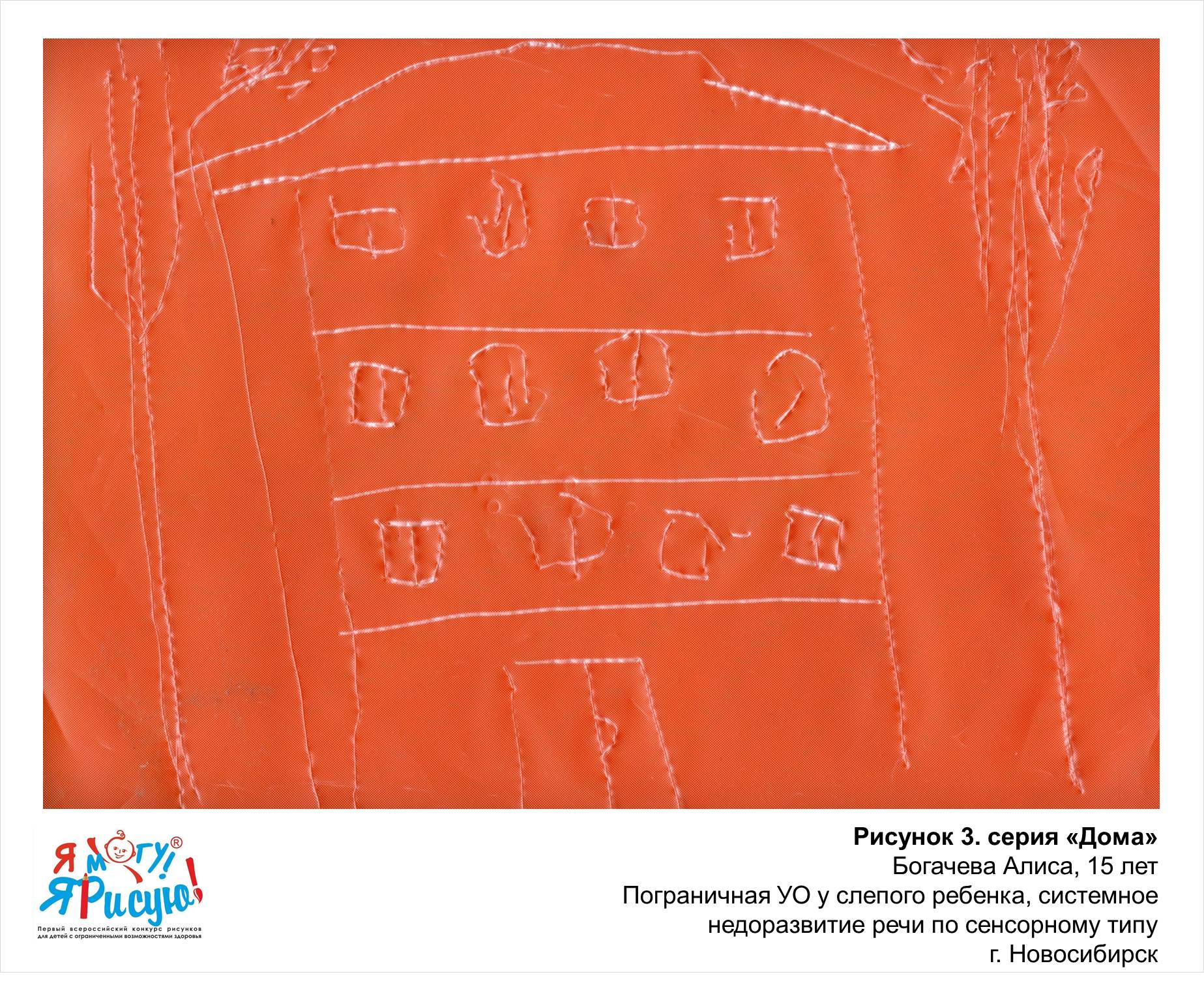Богачева Алиса. Серия рисунков "Дома" - рисунок 3.